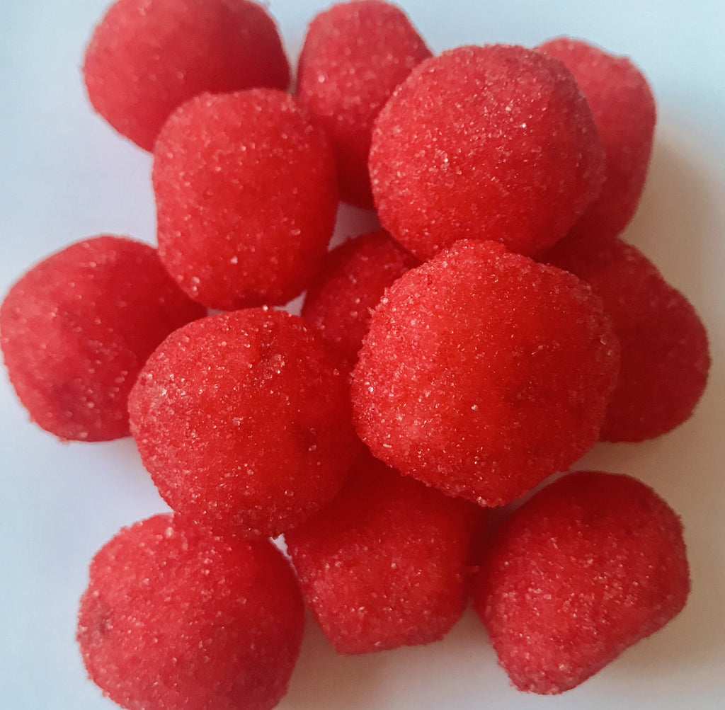 Made fresh in Hawaii with real coconut, this soft sweet chewy candy has been around for generations.  Ingredients: coconut, coconut milk, sugar, corn syrup, water,FD&C red 40