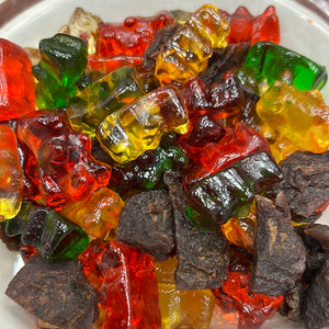 Open image in slideshow, 369 SUPER JUICY LI HING HARIBO BEARS AND WET SEEDLESS LI HING MUI
